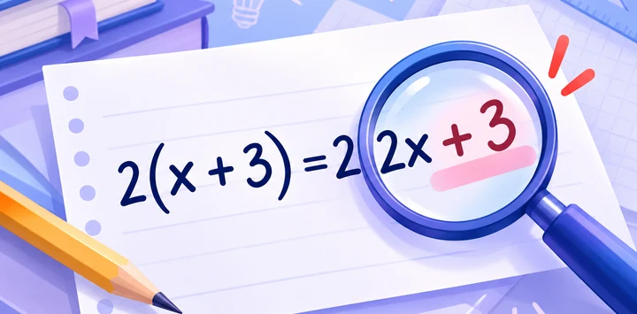 Ilustración de encuentra el error